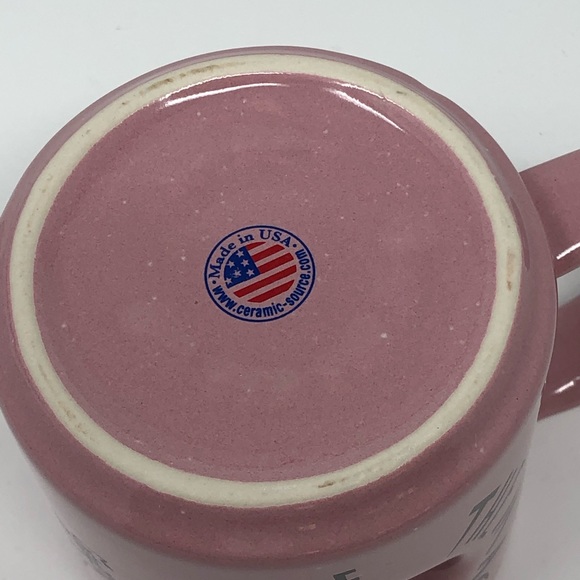 Voodoo doughnut mug pink with black print - Picture 4 of 6